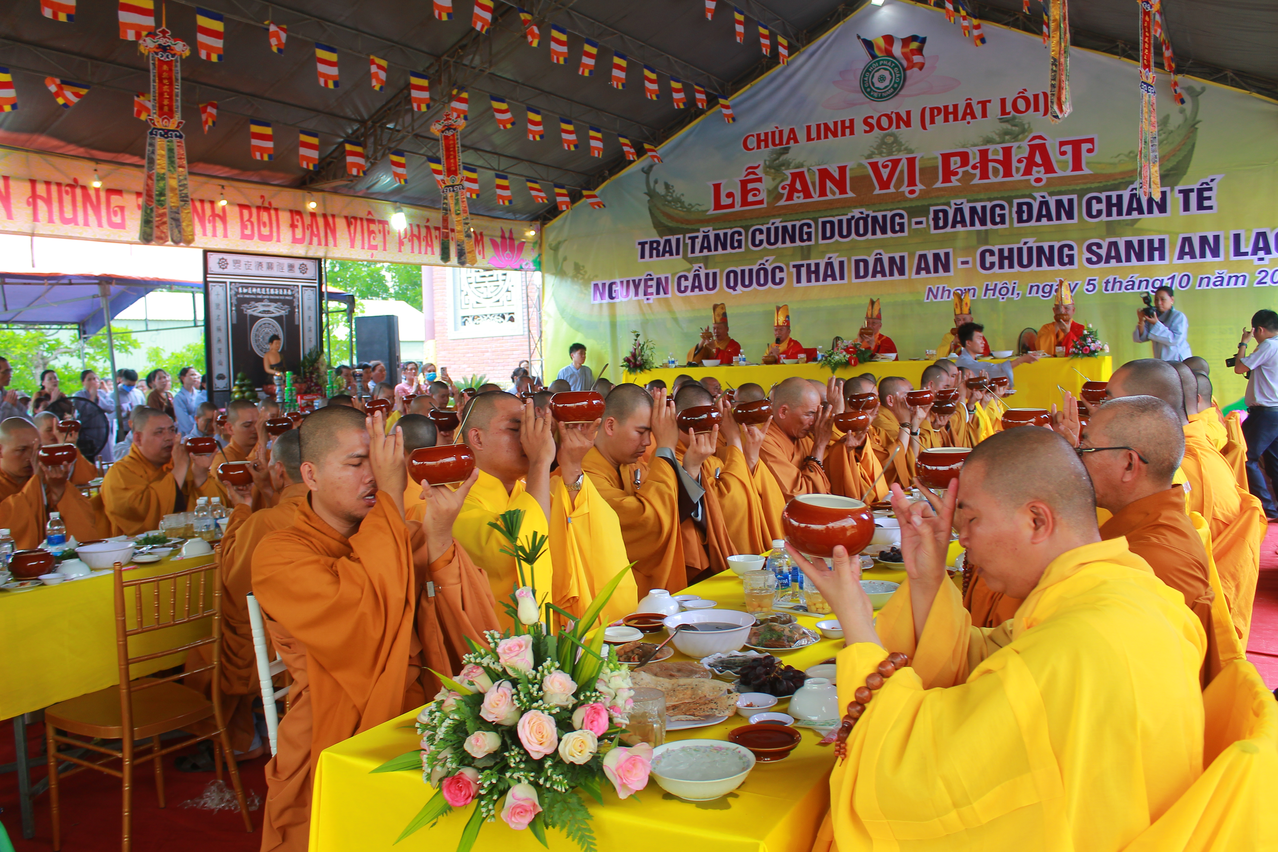 Quy Nhơn: Lễ An vị Phật tại chùa Linh Sơn Phật Lồi 